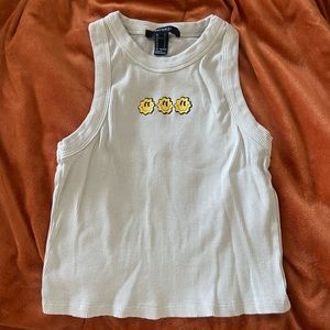 Smiley Tank Top - Forever 21